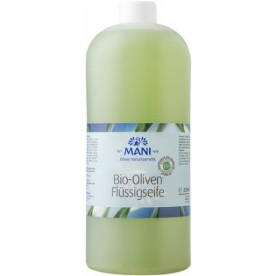 Mani Bio Olivové tekuté mýdlo náhradní náplň 1000 ml