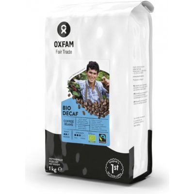 Oxfam Bio Decaf zrnková 1 kg – Hledejceny.cz