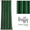 Záclona Závěs AmeliaHome Duffy lahvově zelený, velikost 140x250