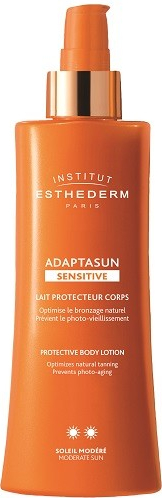 Institut Esthederm Adaptasun Sensitive ochranné opalovací mléko se střední UV ochranou (Age Beautifully) 200 ml