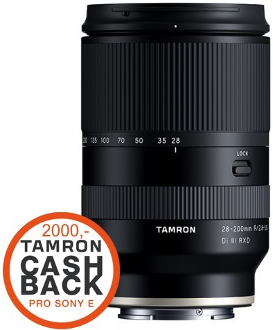 Tamron 28-200mm f/2.8-5,6 Di III RXD Sony E-mount od 16 905 Kč