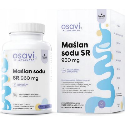 Osavi Butyrát sodný SR 960 mg 120 veganských kapslí – Hledejceny.cz