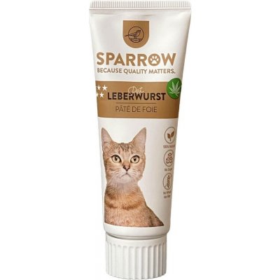 SPARROW CannaCat Liver pasta pro kočky s CBD 75 g – Zbozi.Blesk.cz