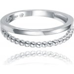 Minet 0188 Dvojitý stříbrný prsten – Sleviste.cz