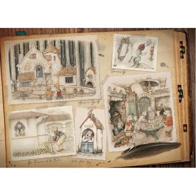 JUMBO Kniha pohádek Efteling 1000 dílků – Zboží Mobilmania