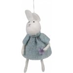 Modrý plstěný závěsný velikonoční králíček Magiccal - 6*3*13 cm – Hledejceny.cz