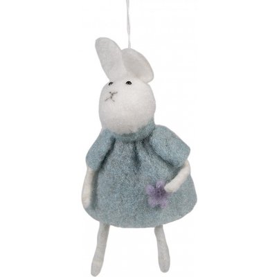 Modrý plstěný závěsný velikonoční králíček Magiccal - 6*3*13 cm – Hledejceny.cz