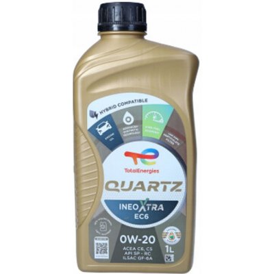 Total Quartz Ineo Xtra EC6 0W-20 1 l – Zboží Mobilmania