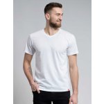 CityZen bavlněné pánské triko proti pocení výstřih do V bílé – Zboží Mobilmania