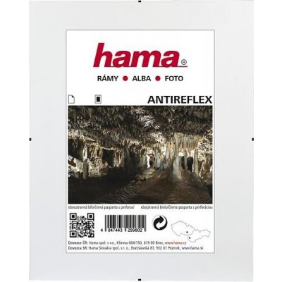 Hama Clip-Fix, antireflexní sklo, 20x30 cm – Zboží Mobilmania