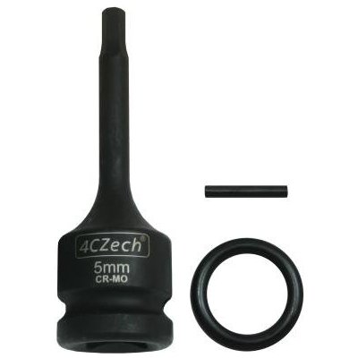 1/2" Zástrčná průmyslová hlavice 4CZECH 6ti-hranná (délka 75 mm) CrMo+ trn o-kroužek Varianta: 6HR 05 mm – Hledejceny.cz