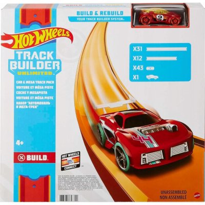 Hot Wheels Track builder mega balení drah – Zboží Dáma