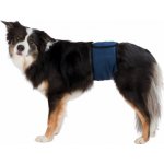 Břišní pás na podložky pro psa samce S-M 37-45 cm tmavě modrý – Zboží Mobilmania