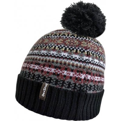 DexShell beanie Fair Isle nepromokavá čepice černá/červená – Hledejceny.cz