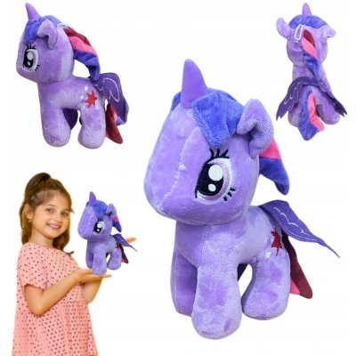 Maskot Modrý poník Pony Twilight Sparkle JEDNOROŽEC KŮŇ 25 cm – Zbozi.Blesk.cz