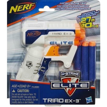 Nerf Elite kapesní pistole s 3 hlavněmi