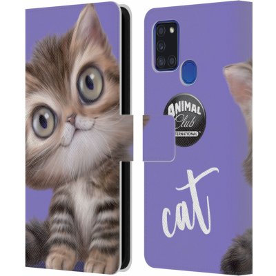 Pouzdro HEAD CASE Samsung Galaxy A21S - roztomilá zvířátka - malá perská kočička – Zboží Mobilmania