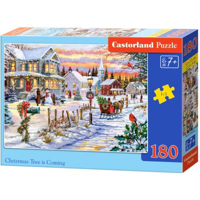 Castorland Vánoce přicházejí 180 dílků – Zboží Dáma