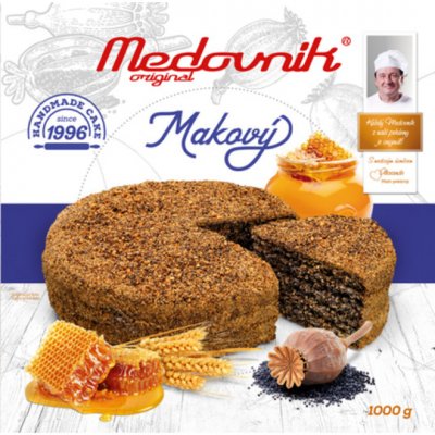 Medovník originál Makový 1 kg – Zboží Dáma
