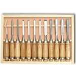 dláto řezbářské sada 12díl., dřev.kazeta – Zboží Dáma