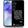 Pouzdro a kryt na mobilní telefon Samsung Picasee Ultimate Case Samsung Galaxy A55 5G Kazma SVĚT PATŘÍ TĚM CO SE NEPOSEROU