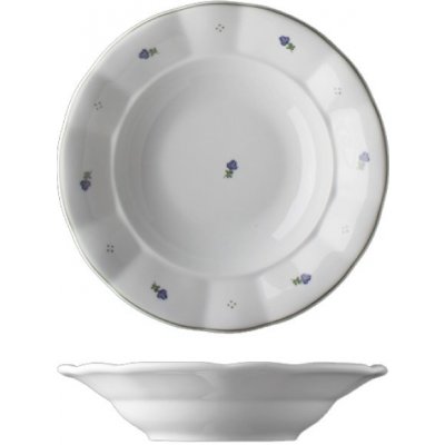 G. Benedikt Hluboký talíř BENEDIKT modrá házenka 24 cm – Zboží Dáma