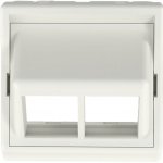 NetKey pro 2 moduly, úhlová, 45x45mm, arkticky bílá – Hledejceny.cz