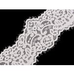 Francouzská elastická krajka šíře 90 mm Varianta: 1 Off White, Balení: 1 m – Zboží Mobilmania