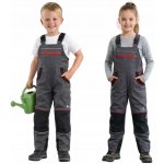 Canis CXS Dětské montérky s laclem Phoenix CASPER Šedá modrá – Zboží Mobilmania