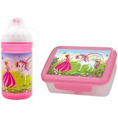 R&B SET Princezna a jednorožec 500 ml – Zboží Mobilmania