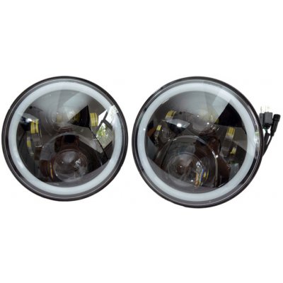 Sada 7" LED světlometů, RGB, Jeep Wrangler JK, TJ, CJ's, serie 9100 – Zbozi.Blesk.cz