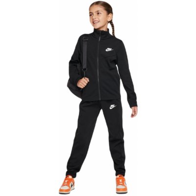 Nike Kids Sportswear Tracksuit black/black/white – Sleviste.cz