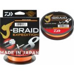 Daiwa Splétaná Šňůra J-Braid Expedition X8E Smash Orange 150 m 0,06 mm 5,2 kg – Zboží Dáma
