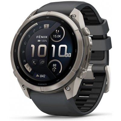 Garmin Fenix 9 Pro 51 mm AMOLED inReach Titanium Graphite/Black 010-04337-21 – Zboží Živě