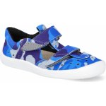 Beda Barefoot sandály Blue Military modré – Zboží Dáma