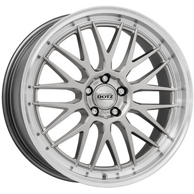DOTZ Bilbao 7x17 4x100 ET30 blaze silver polished – Sleviste.cz