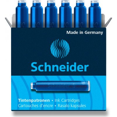 Schneider 6603 inkoustové bombičky modré 6 ks – Sleviste.cz