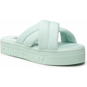 Tommy Jeans Flatform sandal EN0EN01798 zelená