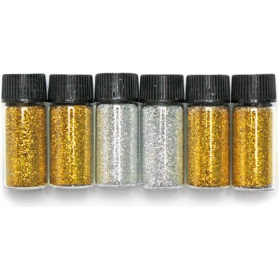 Sada třpytivých prášků / 6 dílná – Sleviste.cz