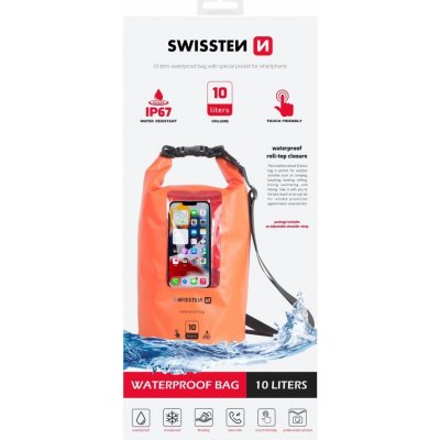 SWISSTEN Waterproof Apple iPhone a další zařízení - 10l - oranžové
