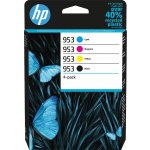 HP 953 originální inkoustová kazeta černá, azurová, purpurová, žlutá 6ZC69AE – Sleviste.cz