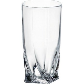 Crystalite Bohemia sklenice Quadro 6 ks 350 ml
