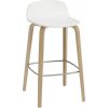 Barová židle Muuto Visu 65 oak/white