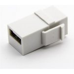 PremiumCord USB propojka USB2.0, pro instalaci do keystone zásuvky – Zboží Živě