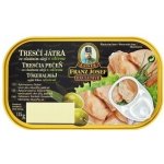 Kaiser Franz Josef Exclusive Tresčí játra ve vlastním oleji s olivou 115 g – Zboží Mobilmania