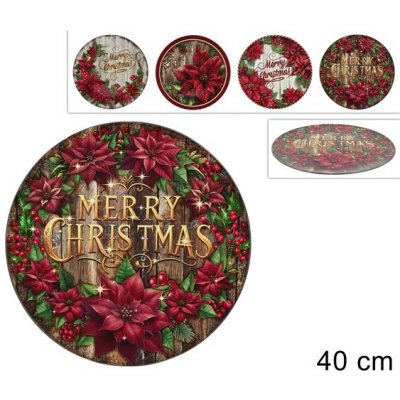 PROHOME - Talíř vánoční 40cm různé motivy – Sleviste.cz