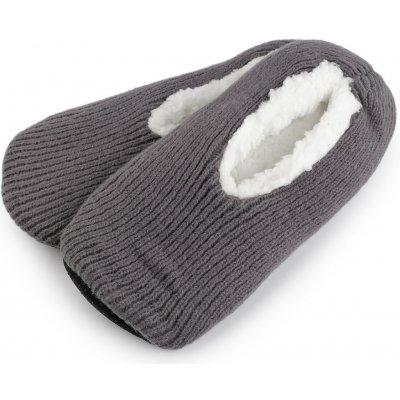 Prima obchod pánská zimní domácí obuv s protiskluzem šedá – Sleviste.cz