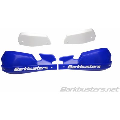 Plasty VPS pro Barkbustes chrániče - modré s bílým rozšířením