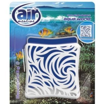 Air Menline Deo Picture Non Stop Elegant Aqua World gelový osvěžovač vzduchu 8 g