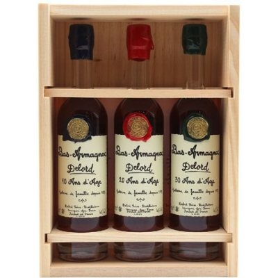 Armagnac-Delord 10 20 30 Ans 40% 3 x 0,2 l (set) – Zboží Dáma